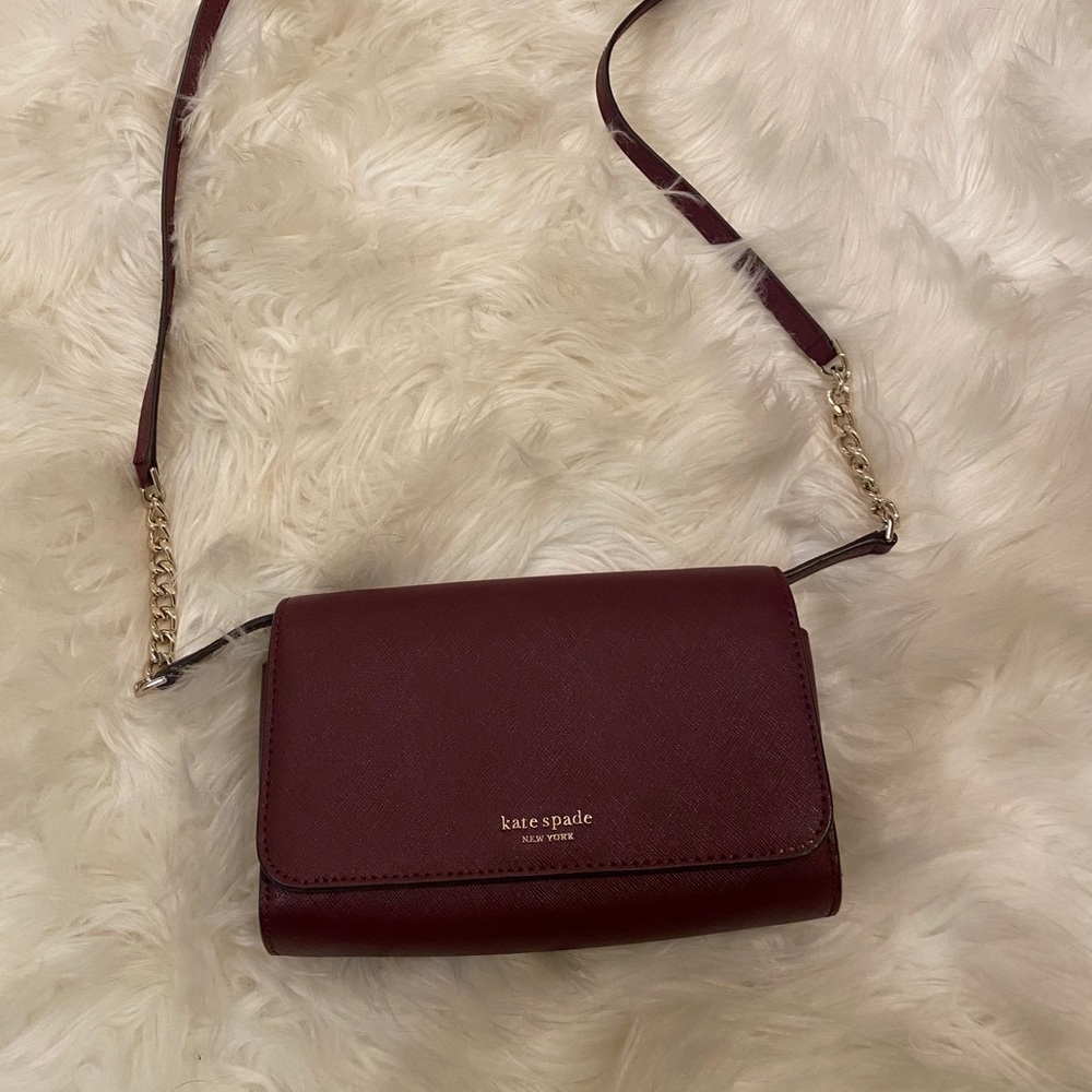 Kate spade ♠️ burgundy mini purse